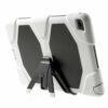 Ipad Air 2 (a1566, A1567) - Tungt Silikone Og Pc Hybrid Etui Med Stand - Hvid