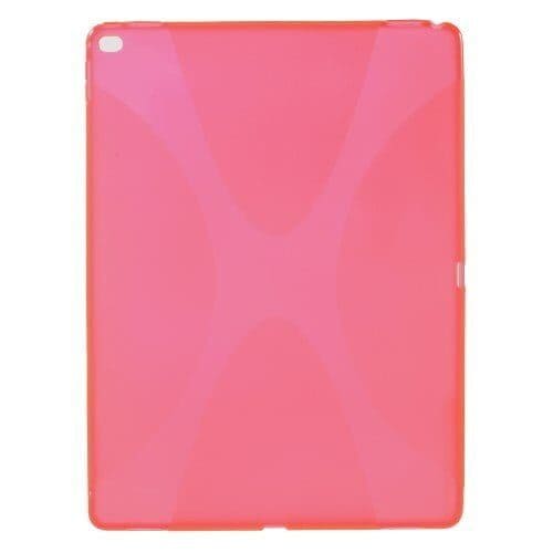 Ipad Pro 12.9 (a1584, A1652) - X-shape Blødt Tpu Etui Cover - Rosa