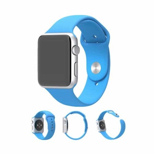 Apple Watch 42mm - 44mm Xincuco Silikone Sportsarmbånd - Blå
