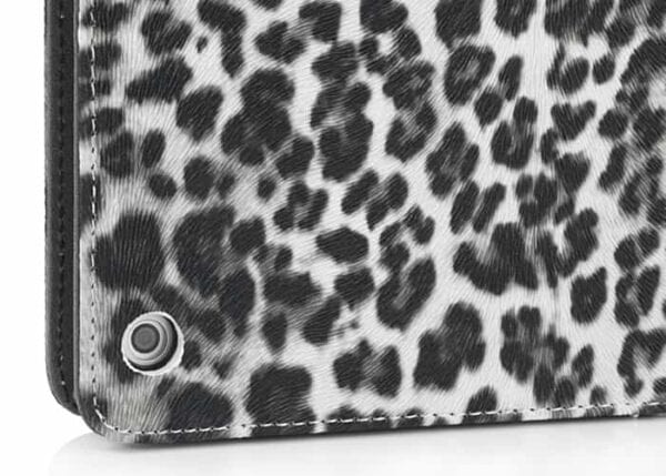 Ipad Air (ipad 5) (a1474, A1475, A1476) - Leopard Mønster Magnetisk Folio Læder Stand Cover - Grå