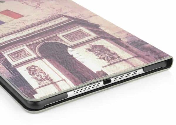 Ipad Air (ipad 5) (a1474, A1475, A1476) - Retro Fashion Triumphal Arch Læder Flip Stand Cover