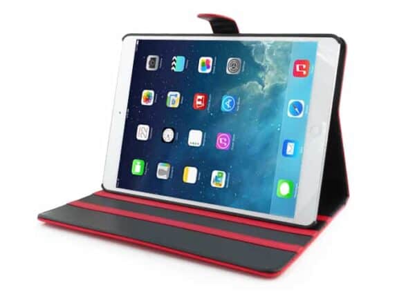 Ipad Air (ipad 5) (a1474, A1475, A1476) - Sydkoreansk Stil Pu Læder Stand Cover - Rød