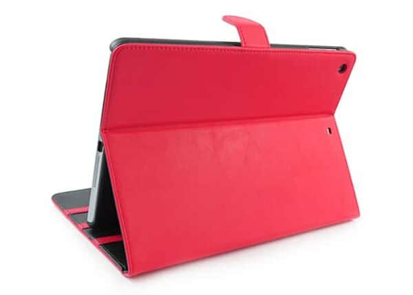 Ipad Air (ipad 5) (a1474, A1475, A1476) - Sydkoreansk Stil Pu Læder Stand Cover - Rød