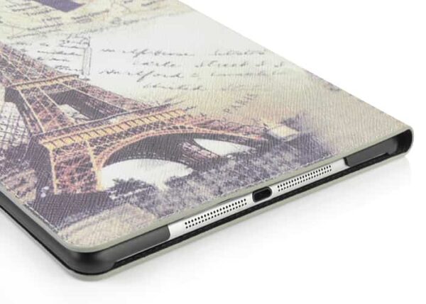 Ipad Air (ipad 5) (a1474, A1475, A1476) - Retro Fashion Eiffel Tower Læder Flip Stand Cover