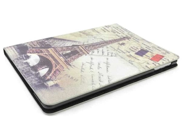 Ipad Air (ipad 5) (a1474, A1475, A1476) - Retro Fashion Eiffel Tower Læder Flip Stand Cover