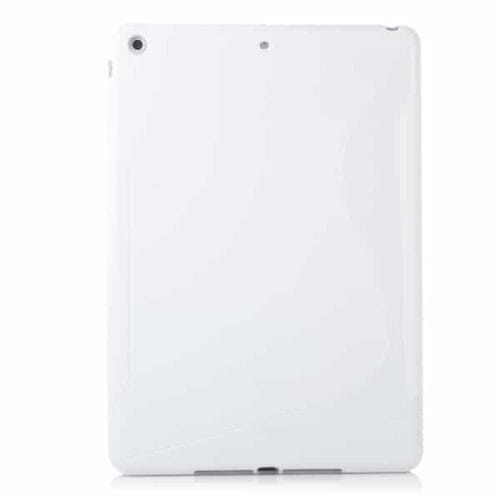 Ipad Air (ipad 5) (a1474, A1475, A1476) – Fleksibel Mat S-line Design Tpu Gummi Cover – Hvid