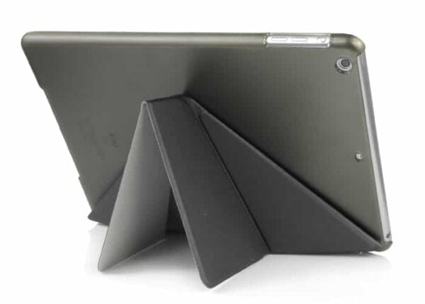 Ipad Air (ipad 5) (a1474, A1475, A1476) - Transformer Foldet Pu Læder Stand Cover - Hvid