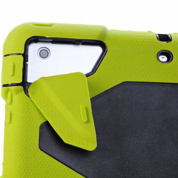 Ipad Air (ipad 5) (a1474, A1475, A1476) – 3 Lag Hard Robot Design Cover Med Støtteben – Grøn