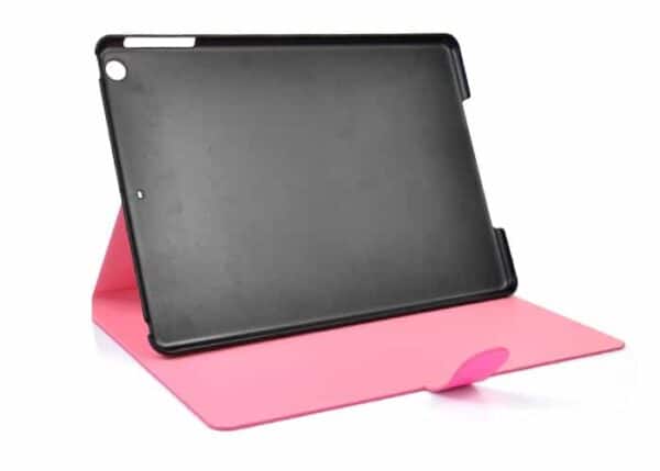 Ipad Air (ipad 5) (a1474, A1475, A1476) - Double Sided Læder Flip Cover Med Magnetisk Lukning - Rød/magenta