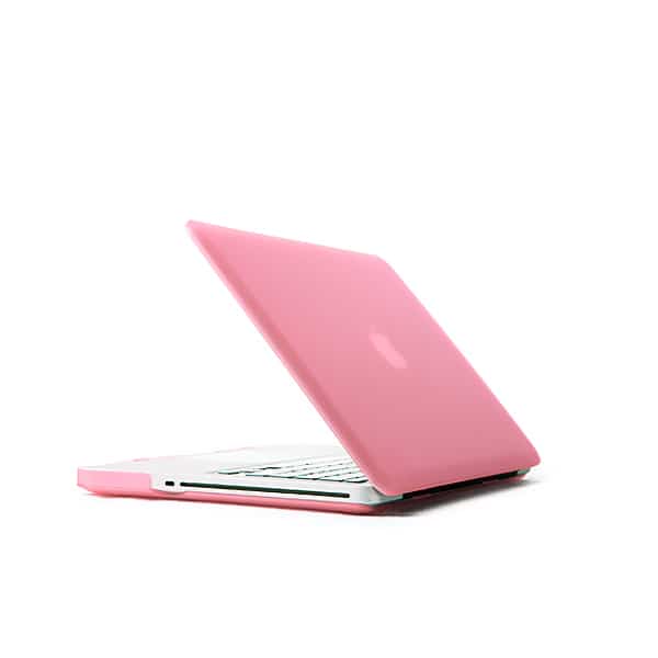 macbook pro 15″ retina (2012-2015) – mat hard etui – lyserød