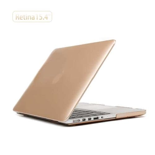 Macbook Pro 15″ Retina (2012-2015) – Mat Hard Etui – Guldfarve