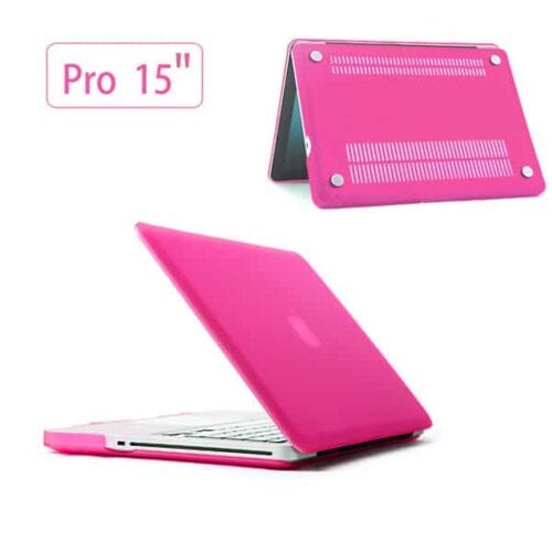 Macbook Pro 15″ (2009-2012) – Mat Hard Etui – Magenta