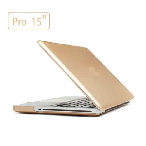 Macbook Pro 15" (2009-2012) - Mat Hard Etui - Guldfarve