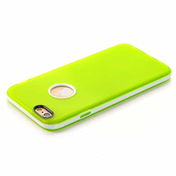 Iphone 6/6s - Transparent Tpu Back Cover - Grøn