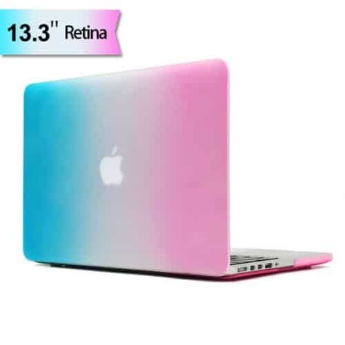 Macbook Pro 13" Retina (2012-2015) - Smuk Regnbue Mat Pc Hard Cover