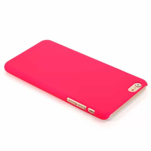 Iphone 6 Plus - Ultra Tynd Gummi Plastik Hard Cover - Magenta