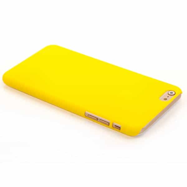 Iphone 6 Plus - Ultra Tynd Gummi Plastik Hard Cover - Gul