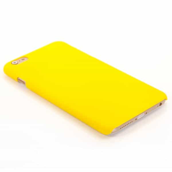 Iphone 6 Plus - Ultra Tynd Gummi Plastik Hard Cover - Gul