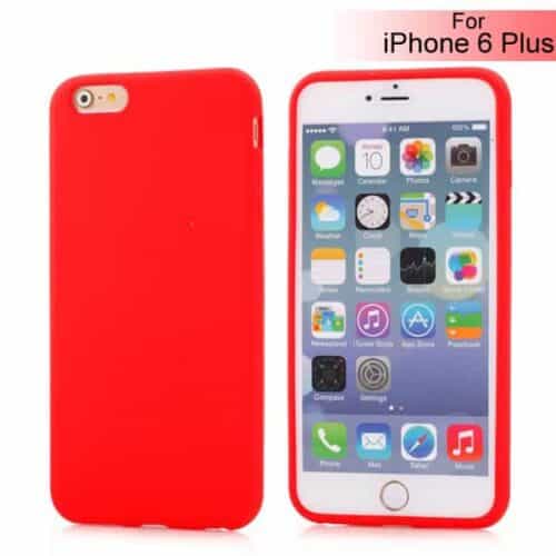 Iphone 6/6s  Plus - Blød Silikone Cover - Rød
