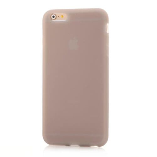 Iphone 6/6s  Plus - Blød Silikone Cover - Transparent Sort