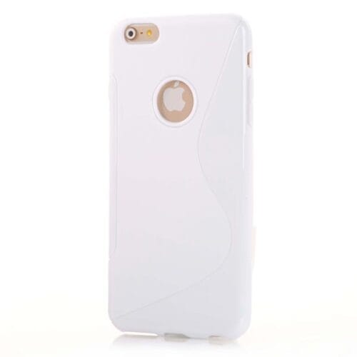 Iphone 6/6s  Plus - S-line Tpu Gummi Cover - Hvid