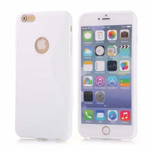 Iphone 6/6s  Plus - S-line Tpu Gummi Cover - Hvid