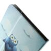 Ipad / Galaxy Note 10.1 - Universal Læder Flip Etui - Sød Ugle