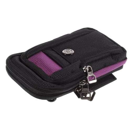 Iphone 6s Plus/6 Plus / Galaxy S6 Edge Plus - 3-lags Nylon Lomme Etui - Lilla
