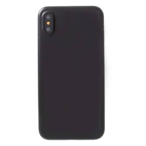 Iphone X – Hard Plastik Cover – Letvægtig Og Beskyttende – Sort