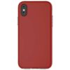 Iphone X - Plastik Og Gummi Hybrid Cover Med Beskyttende Gummibelagt Overflade - Rød