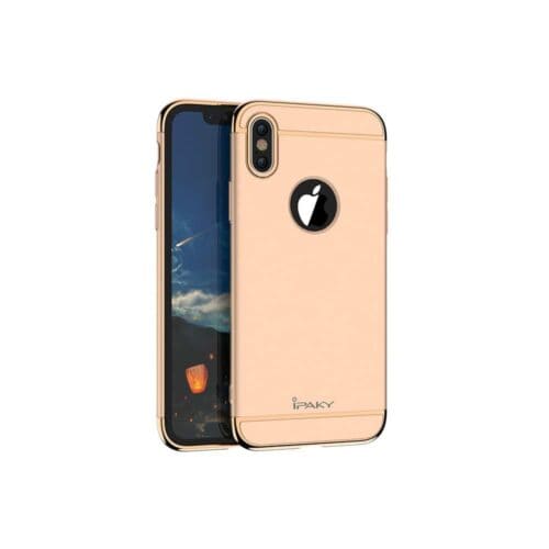 Iphone X - Plastik Hard Cover 3-i-1 - Guldfarve