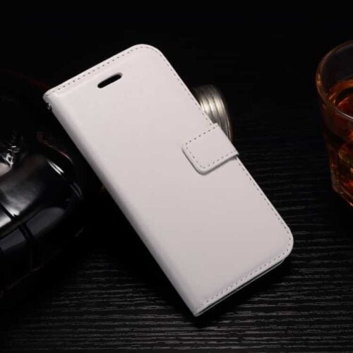 Iphone 7 - Pu Læder Pung Etui Med Skindmønster - Hvid