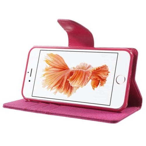 Iphone 8 - Kunstlæder Etui - Mercury Goospery - Rosa