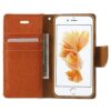Iphone 8 - Kunstlæder Etui - Mercury Goospery - Orange