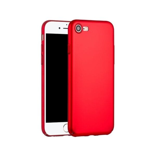 Iphone 7 - Hocco Shining Star Serien Gummibelagt Pc Hardcover - Rød