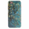 Iphone 7 - Blødt Tpu Imd Mønstret Cover - Blomstrende Mandeltræ