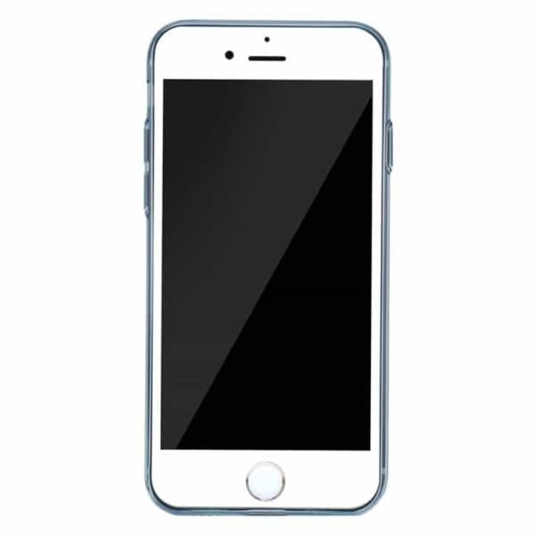 Iphone 7 - Baseus Simple Series Klart Tpu Cover Med Støvplug - Blå