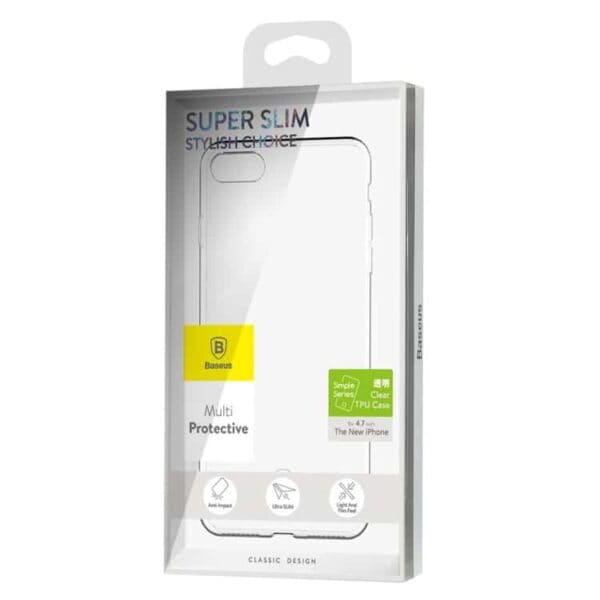 Iphone 8 - Baseus Simple Series Tpu Covers - Transparent