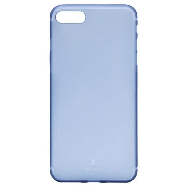 Iphone 7 - Baseus 0.5mm Hard Cover Mat - Transparent Blå