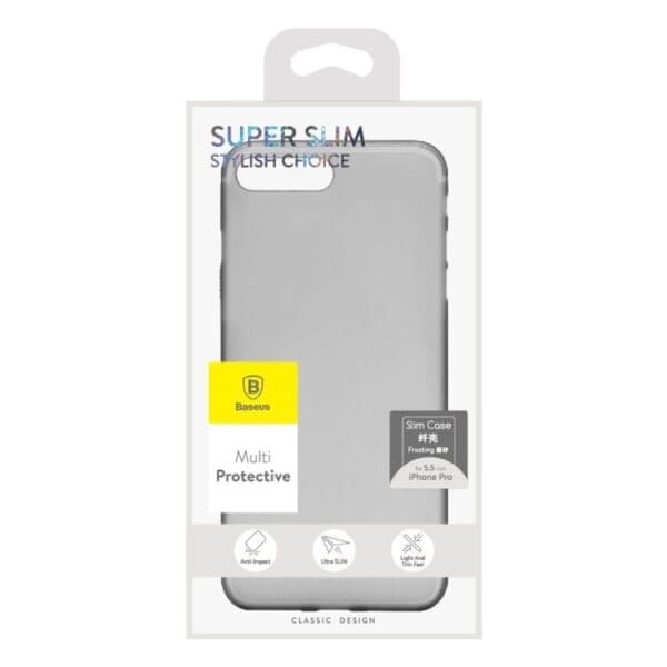 Iphone 7 Plus - Baseus 0.5mm Hard Cover Mat - Transparent