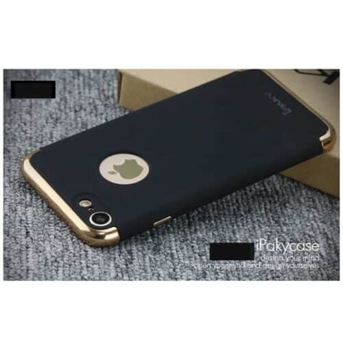 Iphone 7 - Ipaky 3 Dele Hard Plastik Cover - Sort