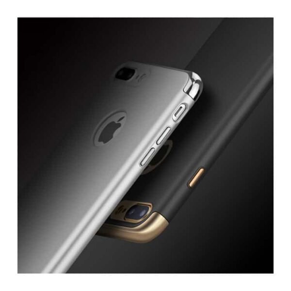 Iphone 7 Plus – Ipaky 3 Dele Hard Plastik Cover – Sølv