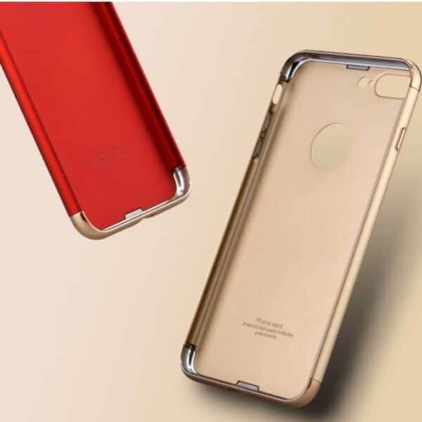 Iphone 7 Plus – Ipaky 3 Dele Hard Plastik Cover – Guldfarve-
