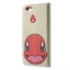 Iphone 6/6s - Pokemon Go Pu Læder Pung Stand Etui - Pocket Monster Charmander