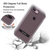 iphone 8 plus – gummi cover med stødabsorberende funktion – grå