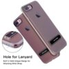 iphone 8 plus – gummi cover med stødabsorberende funktion – grå