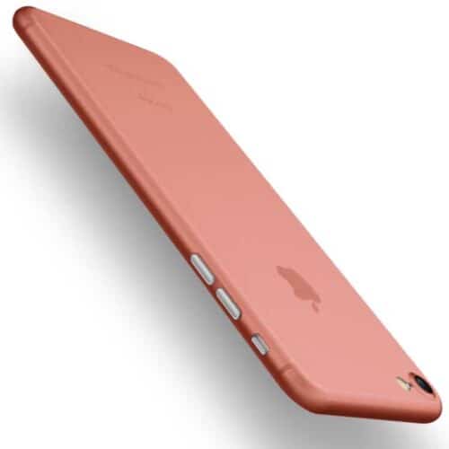 Iphone 7 - Cafele 0.4mm Ultratyndt Mat Plastik Cover - Rosaguld