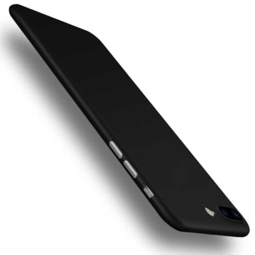 Iphone 7 Plus - Cafele 0.4mm Ultratyndt Mat Plastik Cover - Sort