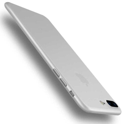 Iphone 7 Plus - Cafele 0.4mm Ultratyndt Mat Plastik Cover - Hvid