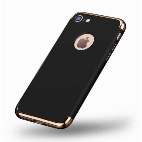 Iphone 7 - Cafele Mat Pc Cover - Sort